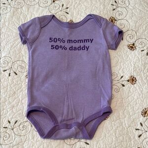 Infant Carter's Purple Bodysuit